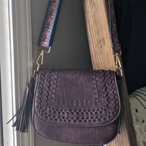 Boho Custom Crossbody Bag Guitar Strap